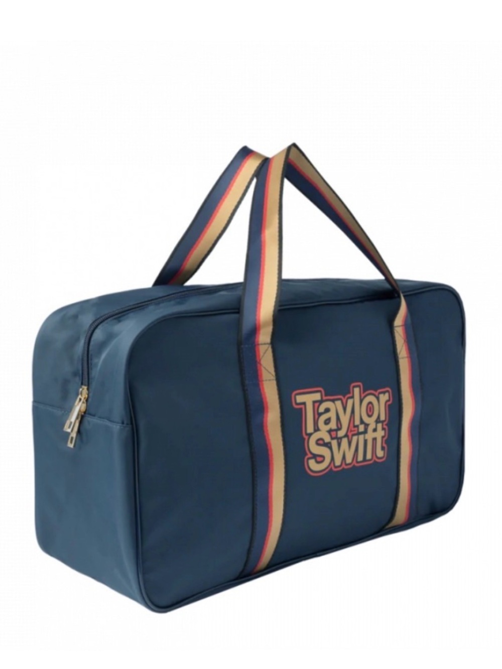 Taylor Swift Navy Duffel with Striped Handles